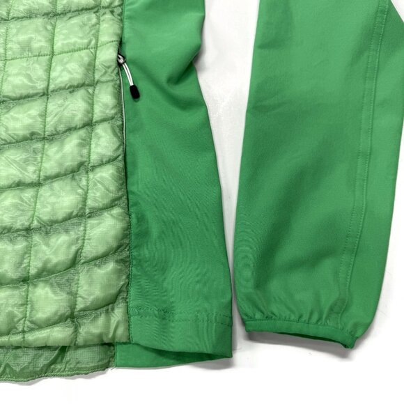 The North Face Thermoball Hybrid Hoodie Jacket Womens Small Green Puffer Light‎ - Picture 16 of 16